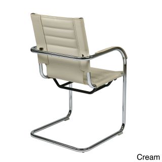 Office Star Trinidad Guest Chair (Black, Espresso, WhiteMaterials Metal, vinyl, plasticVinyl covered armsChrome finish baseWeight capacity 250 poundsSeat Size 18.5 wide X 16 inches deep Back size 18.25 inches wide X 18.5 inches highSeat height 17.75 