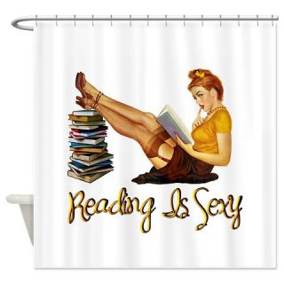  Reading IS Sexy Shower Curtain  Use code FREECART at Checkout