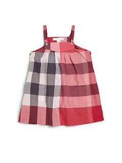 Burberry Infants Exploded Check Dress   Red Check