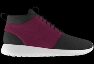 Nike Roshe Run Mid Premium iD Custom Mens Shoes   Purple