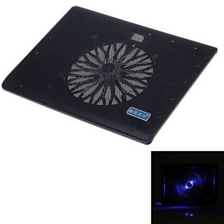 Shunzhan USB 2.0 Cooling Pad Big Fan Cooler for 14 Notebook Laptop   Black
