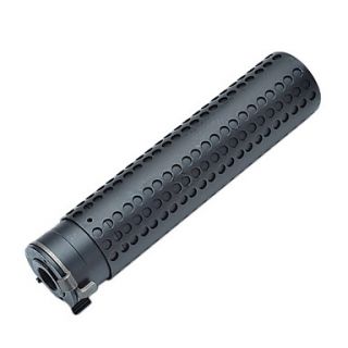 VFC Long Black Aluminium Muffler 12mm Caliber