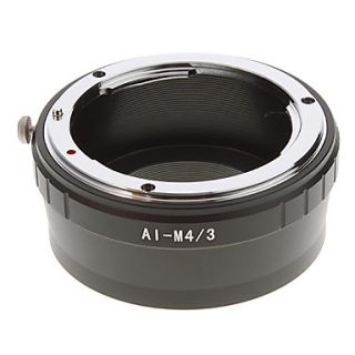AI M4/3 Camera Lens Adapter Ring (Black)