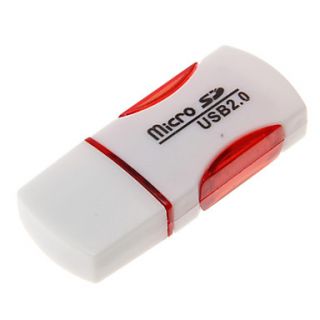 Mini USB Memory Card Reader (GreenRed)