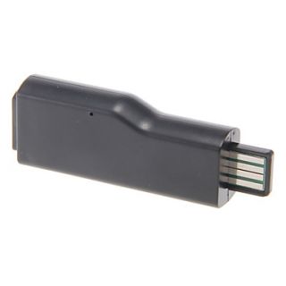 4 Slots USB 2.0 480Mbps Memory Card Reader (Black/White)