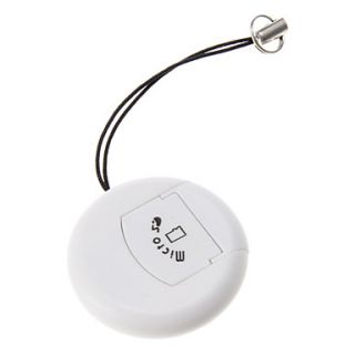Mini USB Memory Card Reader (White)