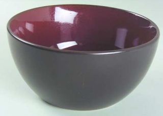 Linden Street Hearthridge Red Soup/Cereal Bowl, Fine China Dinnerware   Red In,