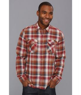 Volcom Reed L/S Mens Long Sleeve Button Up (Brown)