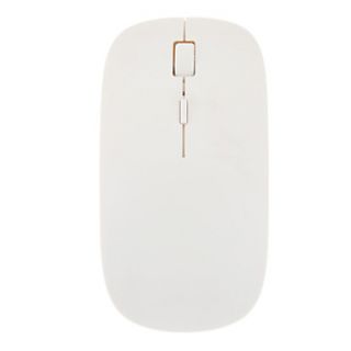 Ultra slim 2.4G Wireless High frequency Mouse White