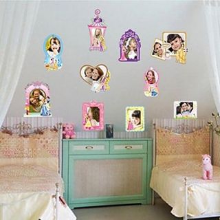 Snow White Pattern Photo Frame Wall Decal