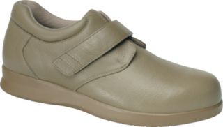 Womens Drew Zip II V   Tan Tumbled Nappa Diabetic Shoes