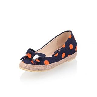 Denim Womens Flat Heel with Polka Dot Shoes(More Colors)