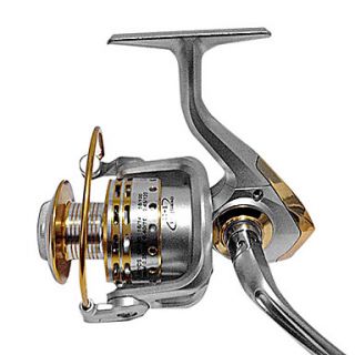 GF7000 Type Silver And Gold Color Fishing Baircasting Reel