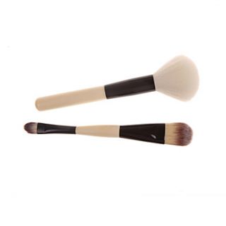 Cosmetic Brush Set Double end Brush1 and Powder Brush1