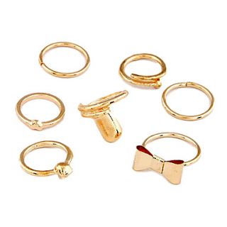 Unique Design Alloy with Butterfly Womens Rings(Gold)
