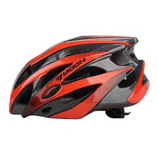 MOON Cycling BlackOrange PC/EPS 21 Vents Protective Ride Helmet