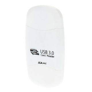 7 in one USB 3.0 Memory Card Reader and Writer (White)