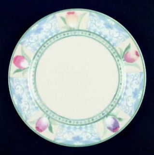 Villeroy & Boch Perugia Salad Plate, Fine China Dinnerware   Tulips, Yellow Cent