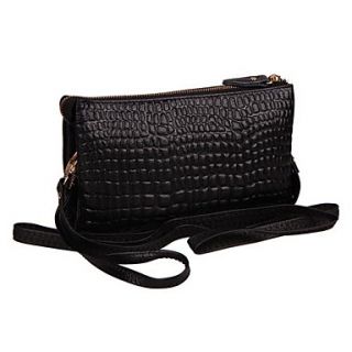 Womens Day Clutch Female Embossed Genuine Leather Messenger Bag Evening Handbags