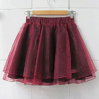 Womens Vintage Elegant Sweet High Waist Skirt