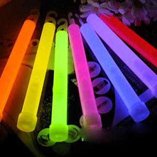 Colorful Plastic Glow Stick   Set of 12 (Random Color)