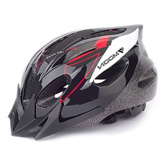 MOON Cycling Red and Black PVC/EPS 16 Vents Teenager Light Bike Helmet