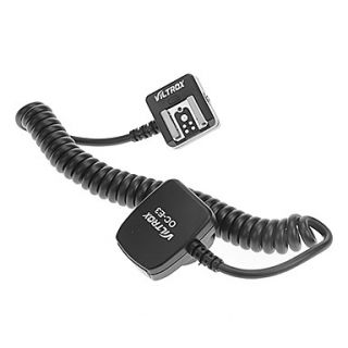 VILTROX OC E3 Off Camera Shoe Cord for Camera Flash (Black)