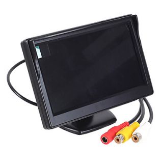5.0 TFT LED Display Screen Car Rear View Stand Security Monitor