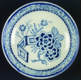 Enoch Wood & Sons Wincanton Blue Butter Pat, Fine China Dinnerware   Blue Flower