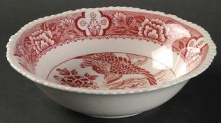Enoch Wood & Sons Aquila Pink Coupe Cereal Bowl, Fine China Dinnerware   Gadroon