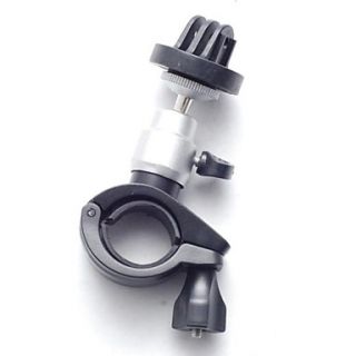 Handlebar Mount Adapter Stainless with Black Plastic Mount Tripod Adapter for Gopro Hero 3 /2 /1