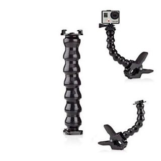Black Extension Flex Magic Joint Jaws Mount for GoPro Hero3 / 3 / 2 / 1