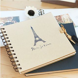 Tower Pattern Brown Paper Photo Album (More Colors)