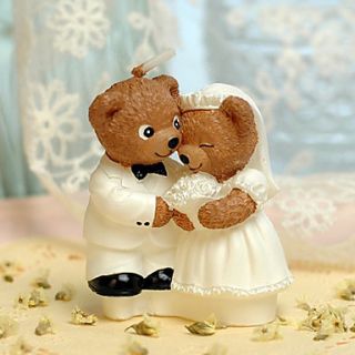 Bear Couple Candle