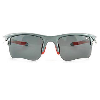 BASTO Fission Piece Polarized Gray 4 Pcs PC Lens Light Gray Frame Cycling Glasses