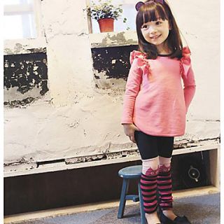 Girls Round Collar Casual Clothing Sets