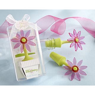 Amasra Blooming Flower Bottle Stopper in Whimsical Window Gift Box