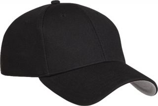 K Swiss Tstretch Cap Back Logo   Black/White Hats