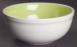 Gibson Designs Color Oasis Green Soup/Cereal Bowl, Fine China Dinnerware   Green