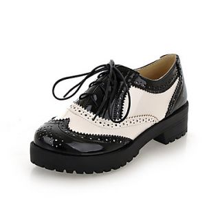 Oluz Womens Vintage Oxford Lace Up Shoes (Please choose bigger size than normal)