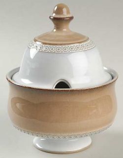 Denby Langley Seville Sugar Bowl & Lid, Fine China Dinnerware   Renaissance,Ligh