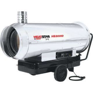 HeatStar Portable Diesel Indirect Fired Heater   290,000 BTU, 2650 CFM, Model#