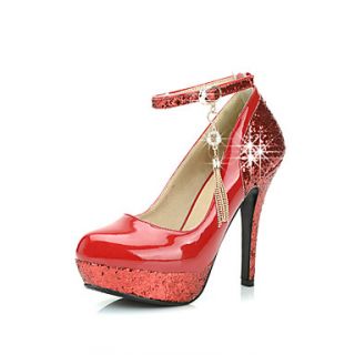 Patent Leather Womens Stiletto Heel Platform Pumps/Heels Shoes(More Colors)