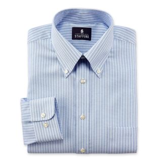 Stafford Oxford Dress Shirt, Blue, Mens