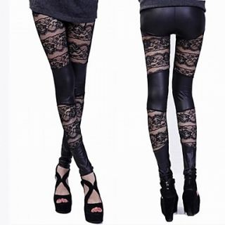 High end Lace Double Bodycon Printing of Ninth Pants Leggings
