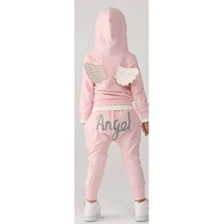 Girls 3D Angel Wings Clothing Sets