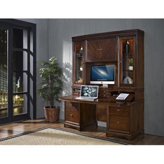 iQuest Furniture Madison Credenza Desk with Hutch IQ MAD K CSD66B