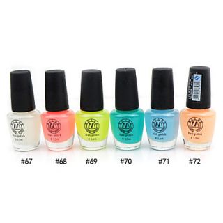 Lovely Fruit Sugar Color Glow In The Dark nail polish No.67 72 (1PCS 5ml, Assorted Colors)