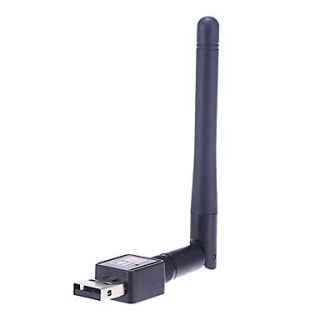 150Mbps USB WiFi Wireless Adapter 150M Card 802.11n/g/b with Antenna