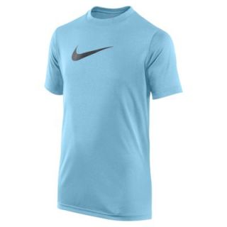Nike Legend Short Sleeve Boys Training Shirt   Polarized Blue